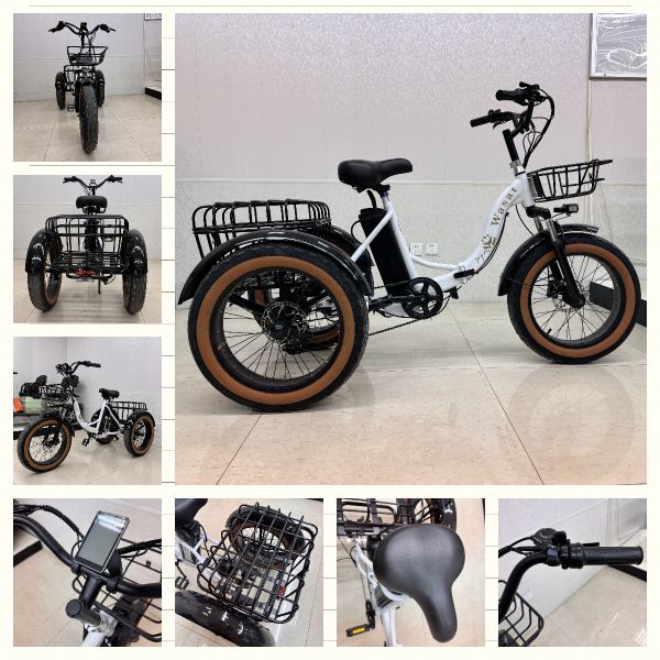 Scooter de mobilité à 3 roues pour adultes, électrique, de loisirs, léger, avec longue durée de vie de la batterie