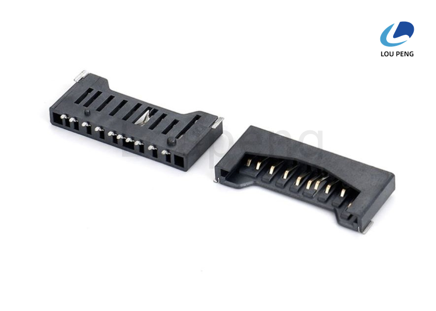 Contact Separation Force 0.20kgf Minimum Secure Digital Card Slot Black Engineered for Electrical Contact and Durability