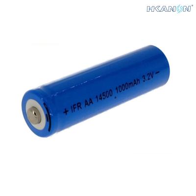 14500 bateria 18650 3.2V 1000mAh do lítio LiFePO4 da pilha ifr18650