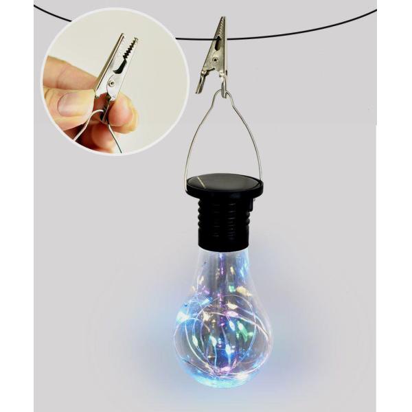 Solar Light Bulb Hanging Outdoor Garden Camping Lighting LED Solar Lamps 6 - 8 Hours