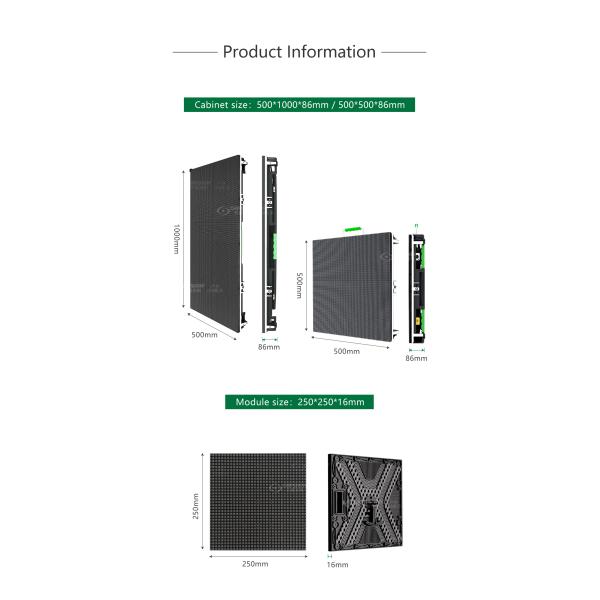 Turnkey P3.91 Indoor/Outdoor LED Display Panel Rental for Concert Stage Events