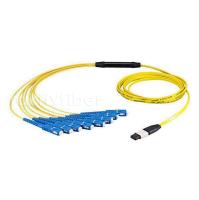 MPO éventent câblent MTP F - fibre Patchcord optique de noyau de Sc OM3 12/24/48