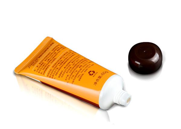 60g/2.12OZ Flexible Empty Plastic Lotion Tubes / Brown Screw Caps Empty Cosmetic Tubes