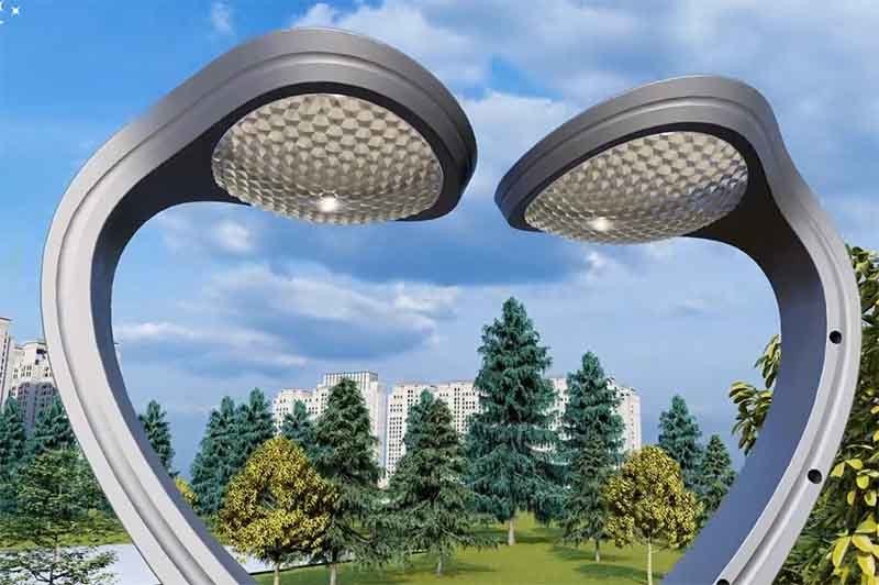 Outdoor LED Garden Light with 6000K Daylight Alert and Die Casting Aluminum Pole
