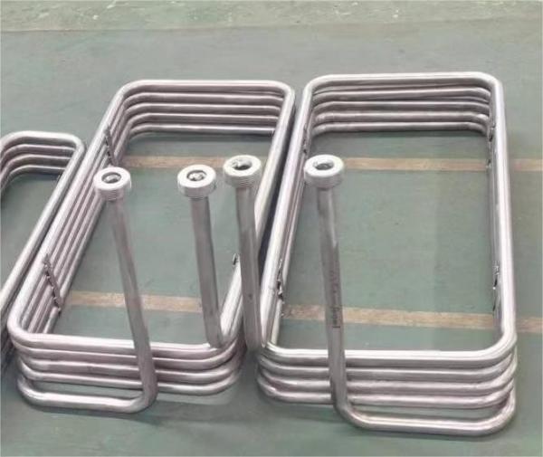 Titanium Rectangle Frame Coil Tube With ASTM B338 For Heat Exchanger