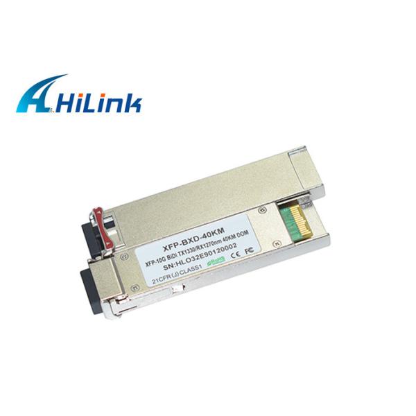 LC XFP Optical Transceiver Compatible Huawei / Cisco XFP 10G Bidi 1270/1330nm 40km