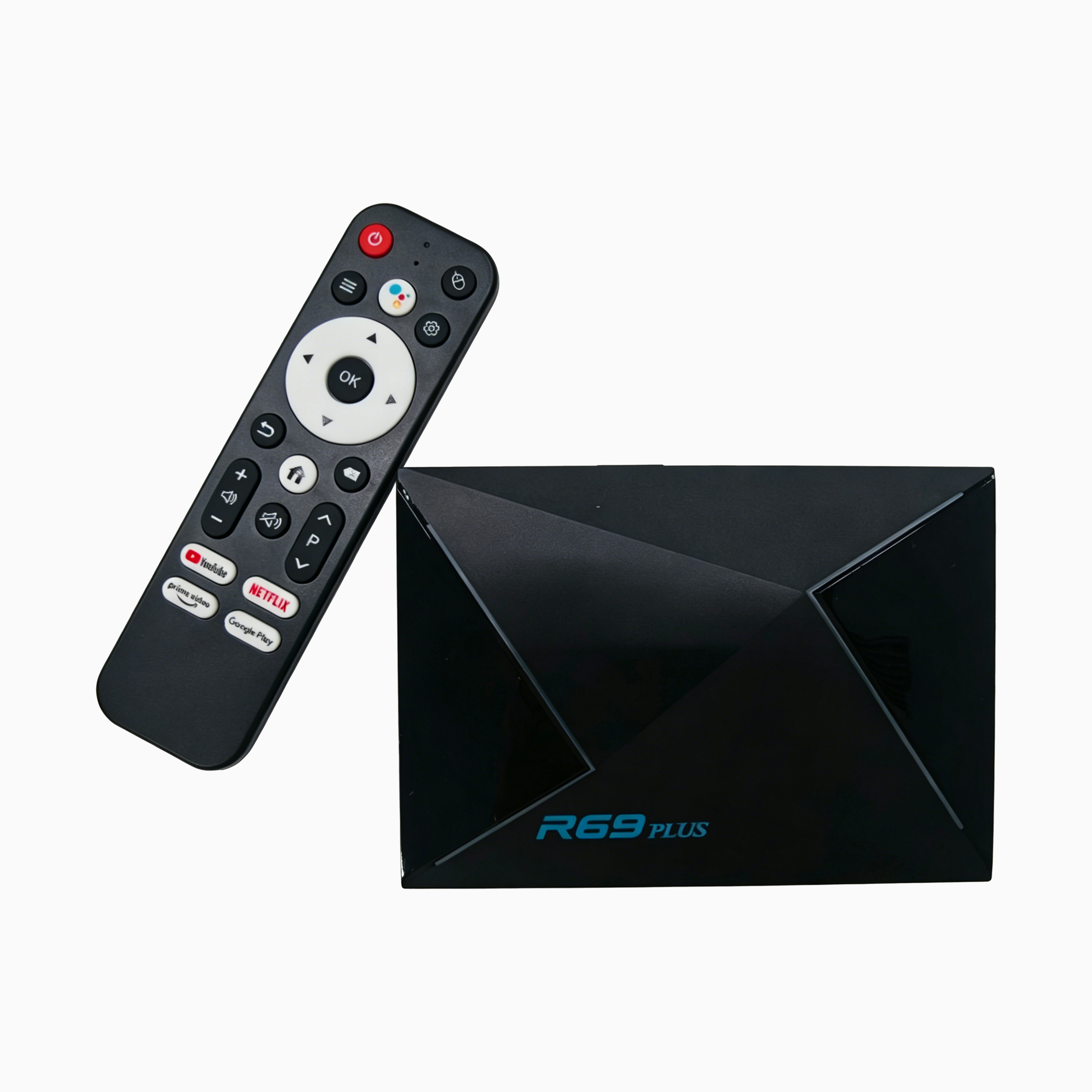 Android 14.0 TV Box 2025 R69 Plus, Allwinner H728 Octa-core 8K HDR10+ TV Box, 4GB RAM 64GB ROM, Support WiFi 6, BT 5.0, Gigabit Ethernet Media Player