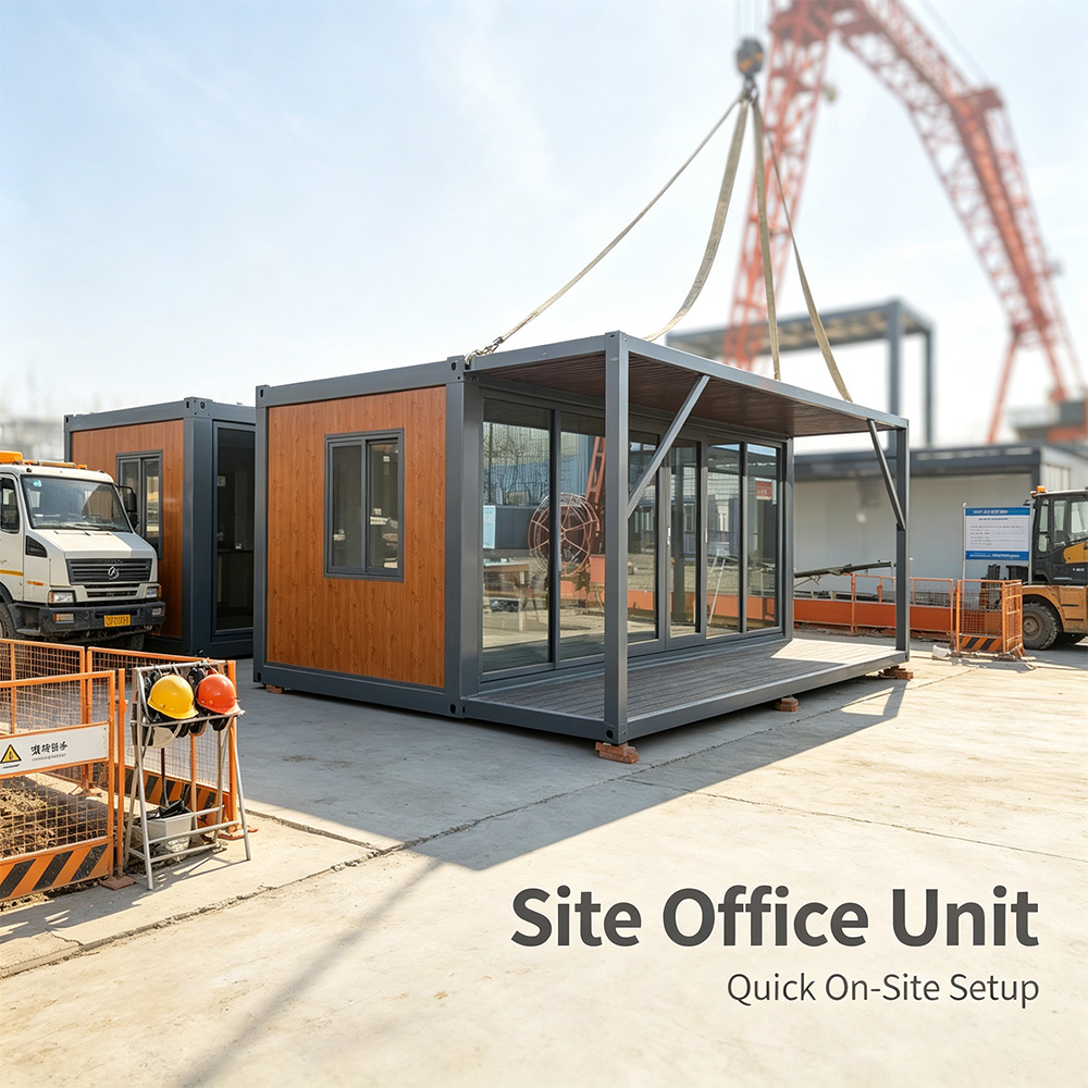Foldable Prefab Housing Module With Customizable Layout and Interior Finish for Foldable Relocatable Container House