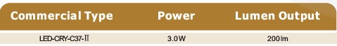 LED-CRY-C37-Ⅱ