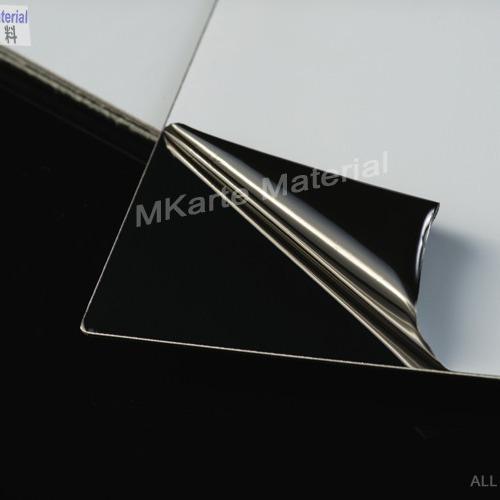0.8mm A3 Size Card Lamination Steel Plate Mirror / Glossy Finish
