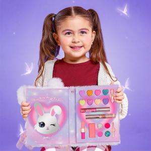 Skin Friendly Kids Play Makeup Kit With Lip Gloss Eye Shadow Palette Customizabl