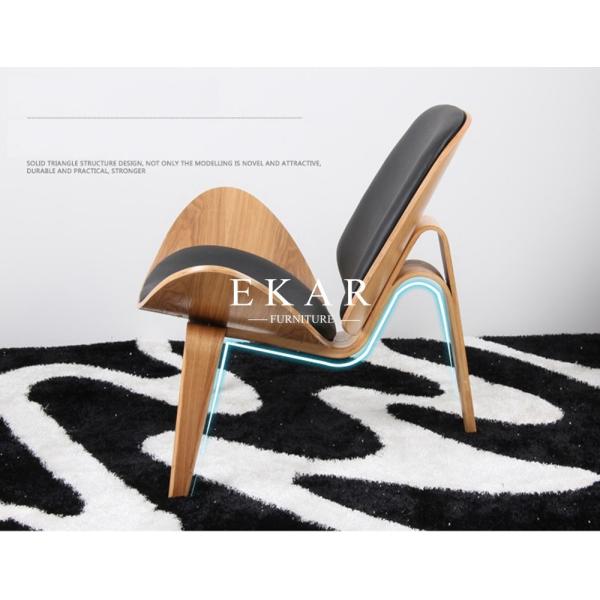 Italy Latest Design Solid Wood Home Coffee Shop Lounge Leisure Chair