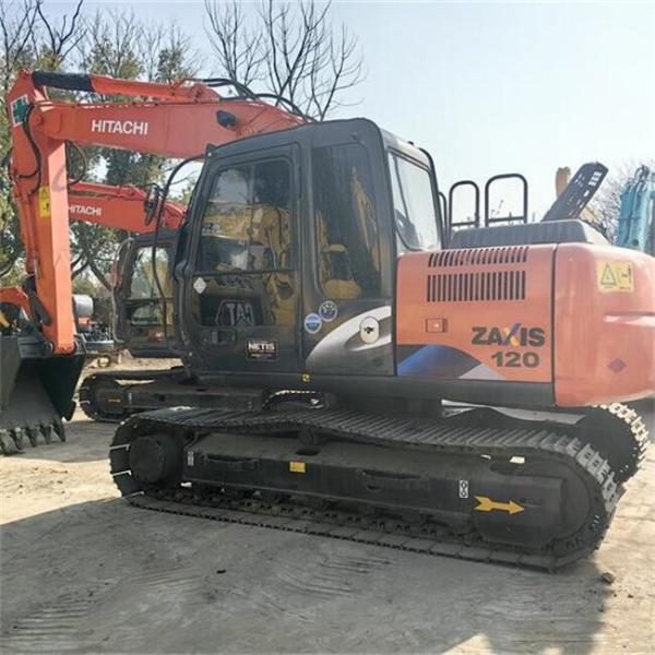 Compact  Used Hitachi Mini Excavator Hitachi ZX120 Excavator 12ton