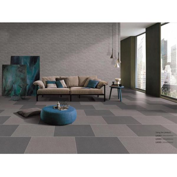 Gray Full Body Porcelain Tiles 30x60cm Indoor Floor AAA Grade