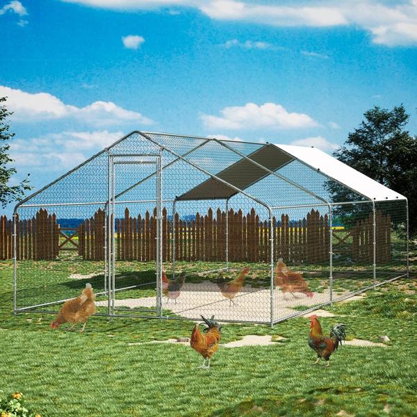 3x6x2m Chicken Run Kennel Chicken Cage Walk In Pet Cage Coop For Dog Rabbit Hen Cage Pen