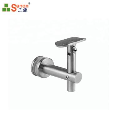 Stainless Steel Adjustable Glass Angle Wall Mounting Bracket Tube Connector