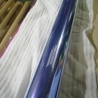 petit pain de PVC de film de largeur de 245cm bleu aucune feuille de plastique transparente collante 42PHR imprimé 60KG