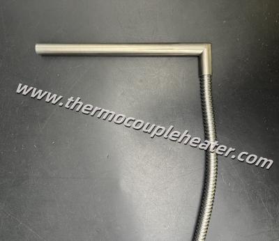 Industrial Cartridge Heaters L-shape Cable With Steel Hose Protection