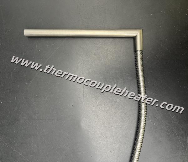 Industrial Cartridge Heaters L-shape Cable With Steel Hose Protection