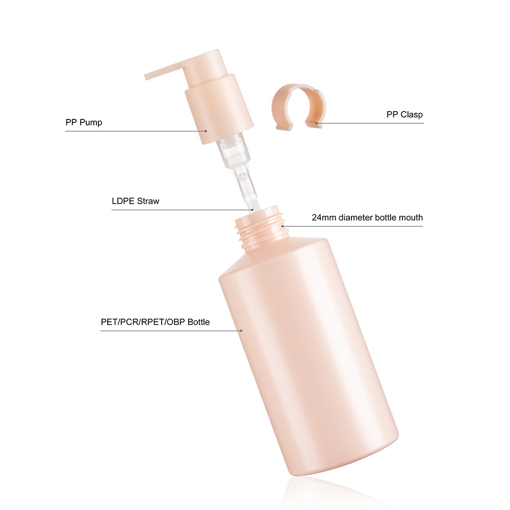 Косметика 100ML 200ML устойчивая разливает пинк по бутылкам для лосьона тела