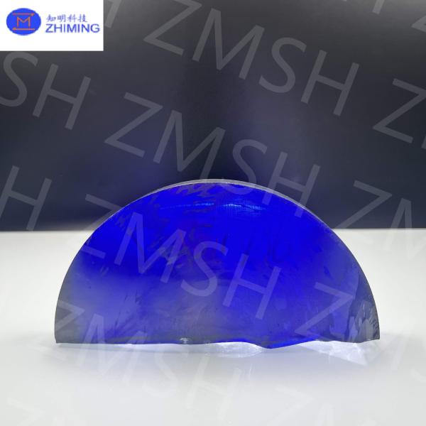 Royal Blue Moissanite Rough Single Crystal Silicon Carbide In Jewelry Industry Lab-created