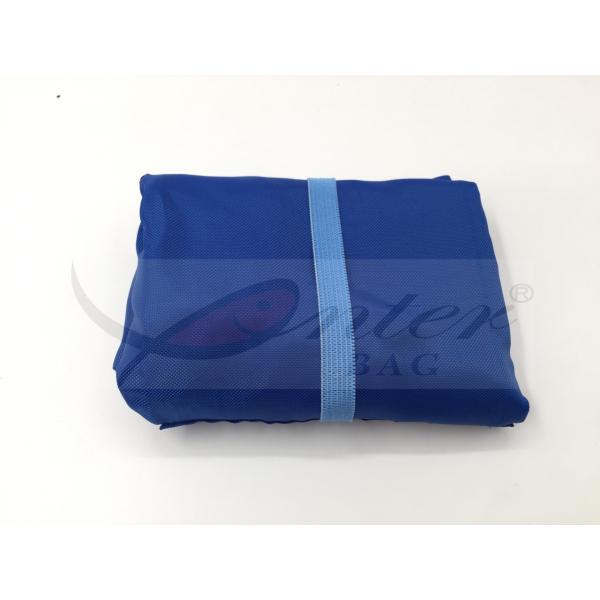 Lightweight Reusable Shopping Bags Blue Color , Fold Up Shopping Bag For Handbag 