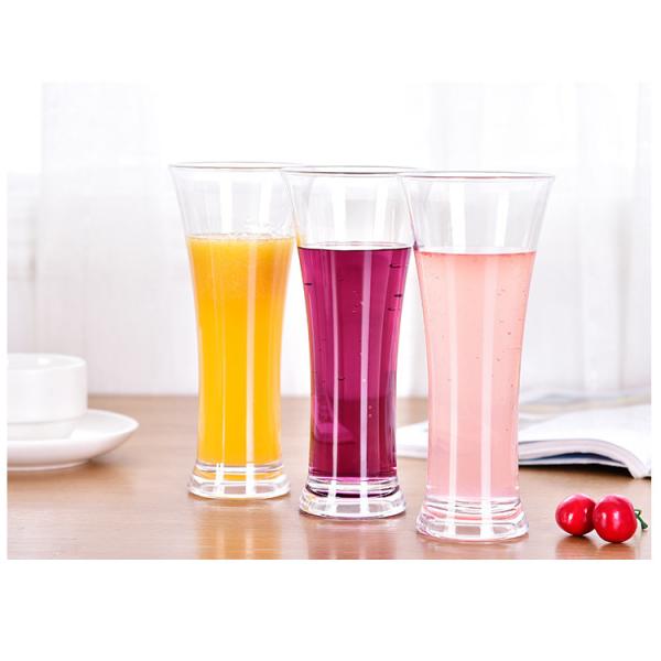 Unbreakable Plastic Pilsner Beer Glasses Polycarbonate Martini Cocktail Glasses Drinkware