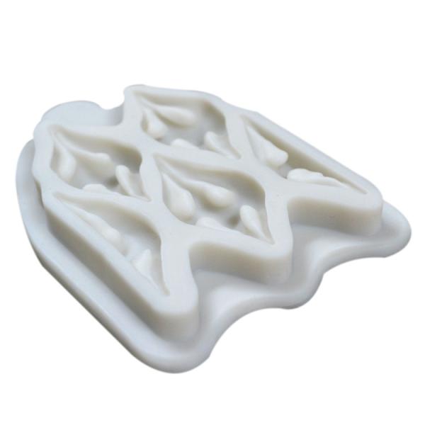 Moldes del silicón de la categoría alimenticia 3d, torta de Diy que adorna moldes de la pasta de azúcar