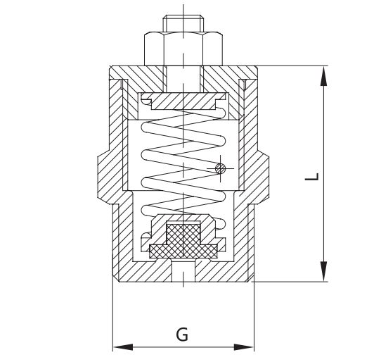 Natural Color 16 Bar Male Brass Isolation Valve ISO228 Brass Safety Valve
