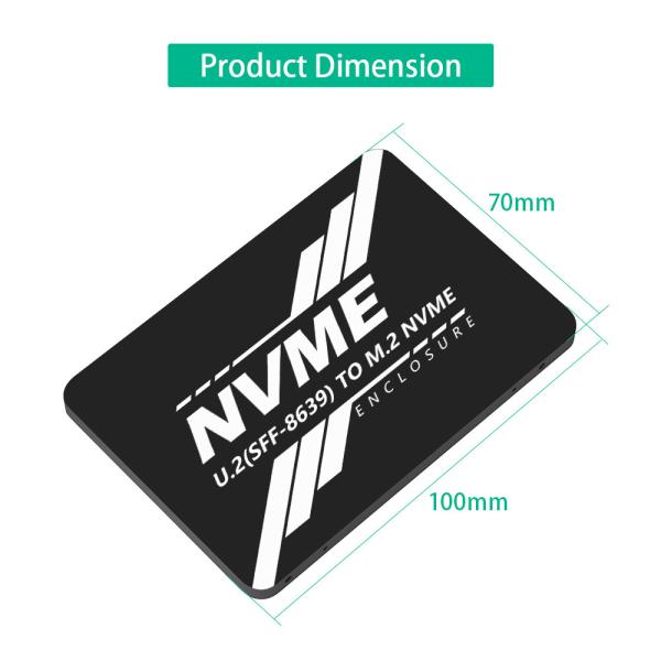 M.2 M Ключ к U.2 Карта адаптера NVME ssd к pc-e u2 sff-8639 Pcle M2 Адаптерный преобразователь для 2230/2242/2260/2280