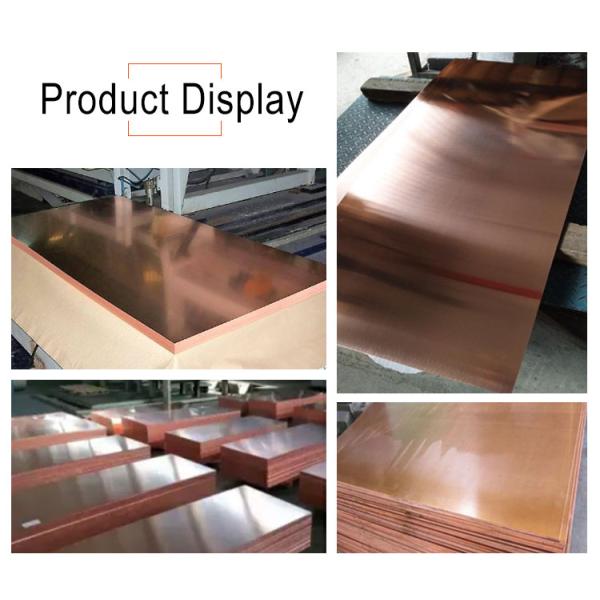 Pure Copper Cathode Plate Copper Sheet 10mm 50mm thick Secondary Or Not Non-secondary