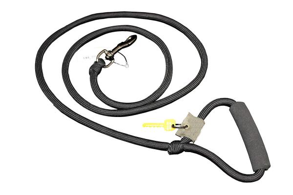 Ergonomic Training Nylon Dog Leash With Traffic Handle 360 Tangle Free