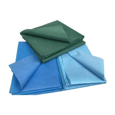 Dustproof 70*170cm 80*100cm Disposable Bed Cover Roll With Holes