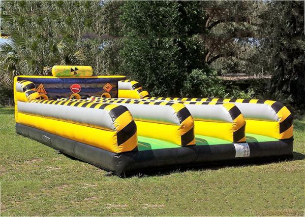 Funny Bungee Run Inflatable Amusement Park For Entertainment Games