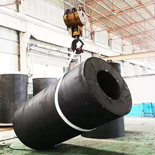 Heavy Duty Cylindrical Rubber Bumper For Boat PIANC2002 Certified