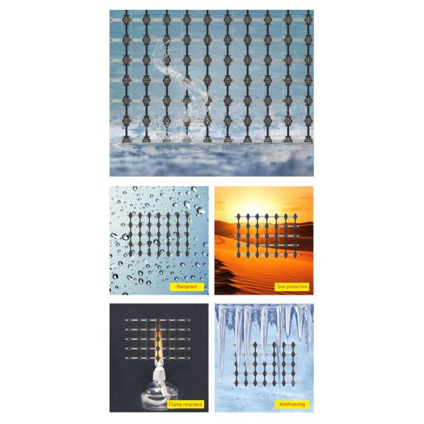 Полноцветный светодиодный сетевой экран большой площади IP68 DMX512 HD Энергосберегающий OEM