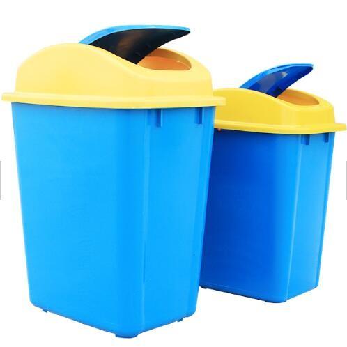 30L Decorative Kitchen Trash Cans Food Grade Indoor 610*410*320mm For Office