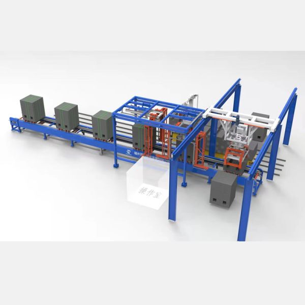 Full automatic clay brick packing machine