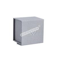 Fabric Covered Bracelet Packaging Boxes Cardboard Bracelet Box With Soft Pillow