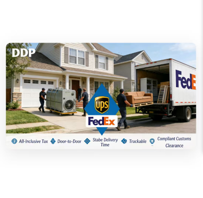 Delivered Duty Paid DDP Shipping Air Express Shipping Service For Oversized And Bulky Cargo Shipments