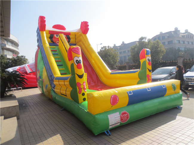 Factory Custom Plato PVC Inflatable Slide Bouncy Castle with Pool Inflatable Dry Slides for Party Rental Using