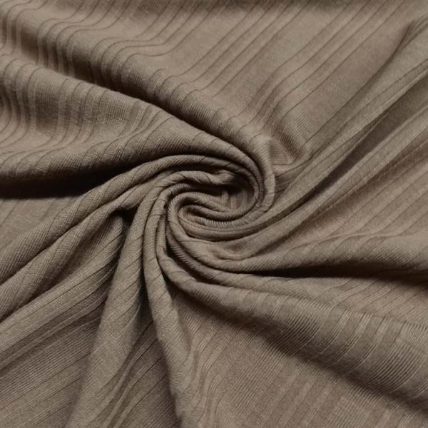 Shaoxing Feimei Factory Cotton Rayon Knitted Rib Fabric for Garment