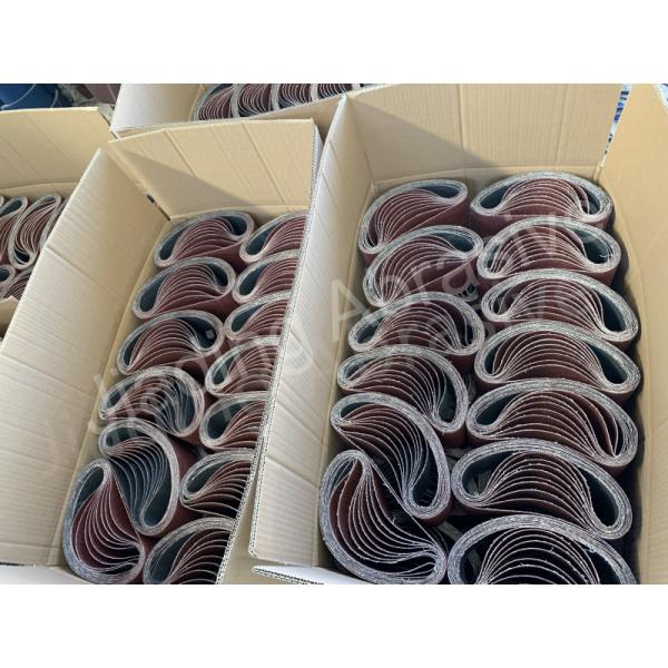 80 grit 4x36 Inch Aluminum Oxide Sanding Belts for Sander Customization Package Blue