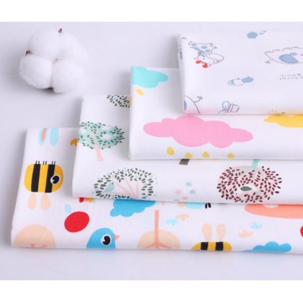 100% Cotton Flannel Baby Blanket 75cm * 120cm Cartoon Design Bale Packing