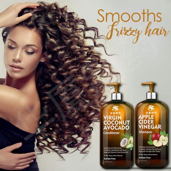 473ML Tea Tree Hair Shampoo Remove Dandruff Coconut Men Hair Care