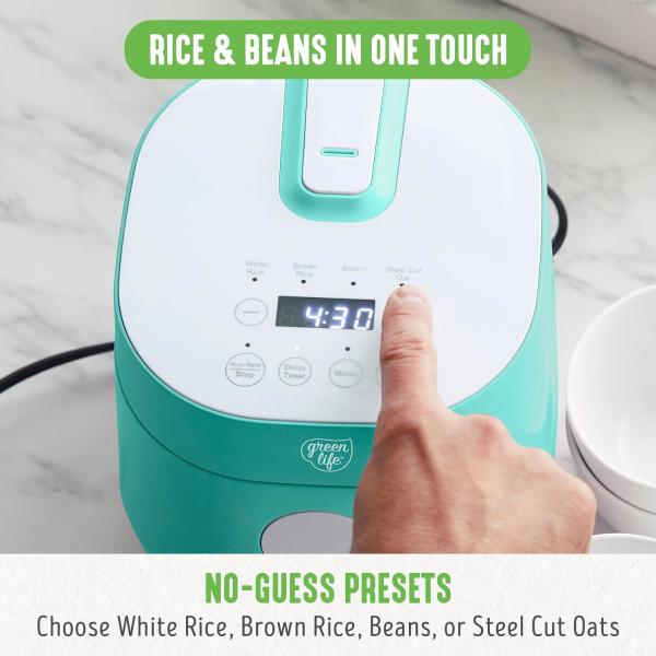 Mini Rice Cooker 2-Cups Uncooked, 1.2L Rice Cooker Small With Non-Stick Pot, Small Rice Cooker With One Touch & Keep