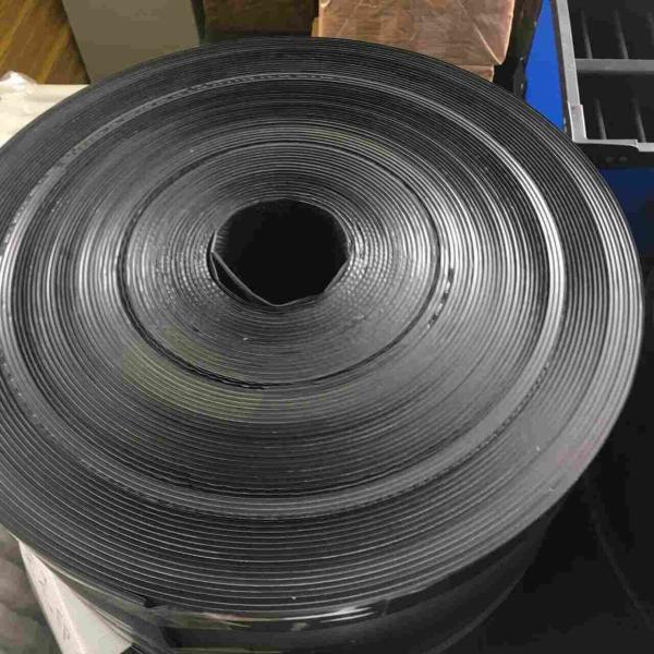 Folhas de plástico ondulado de polipropileno preto e 6 mm oco
