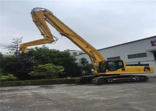 Pc360 Excavator Pile Driver , Sheet Pile Vibratory Hammer Boom 3000 Rpm Frequency