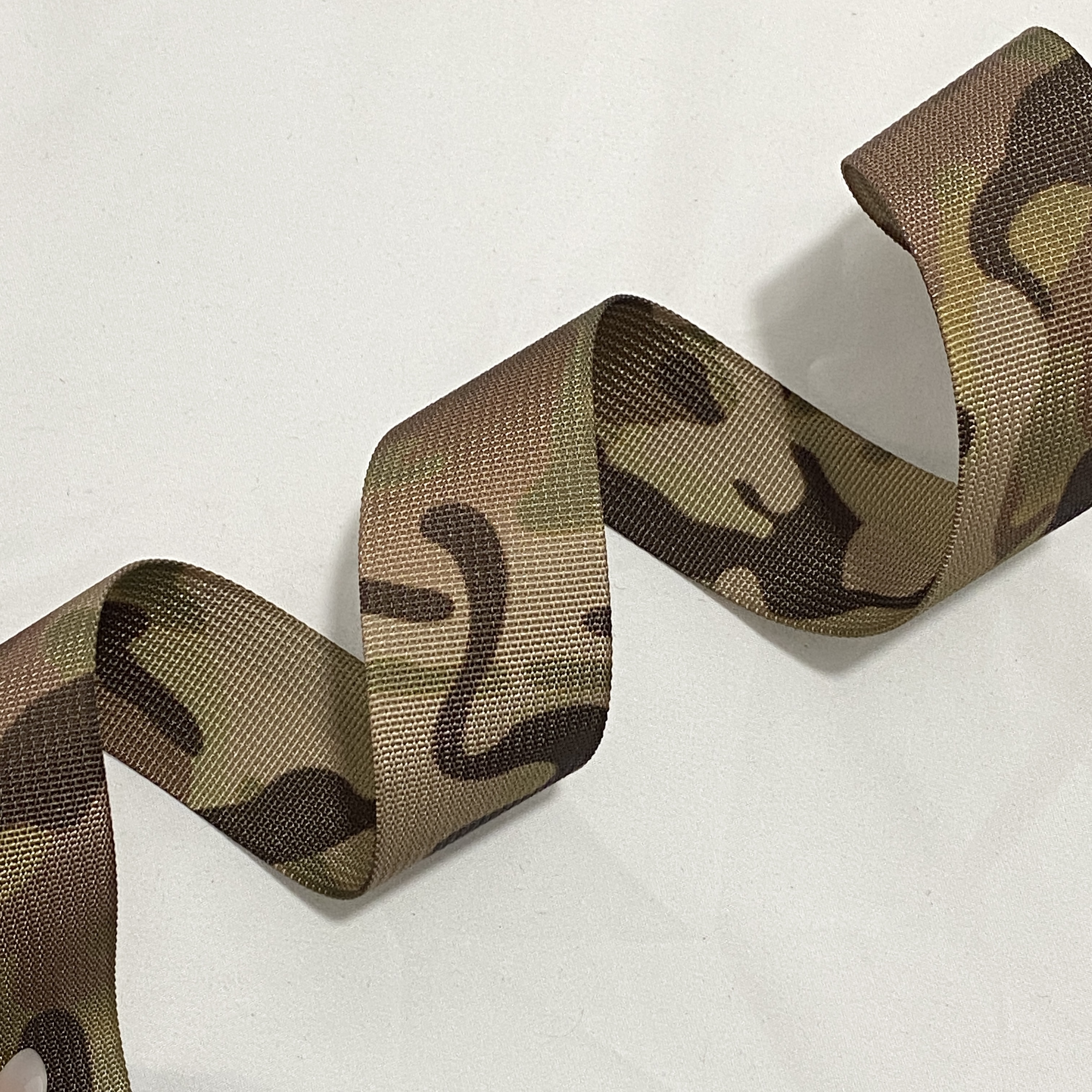 Camouflage Polyester webbing Camouflage Outdoor supplies Backpack belt Tactical clothing