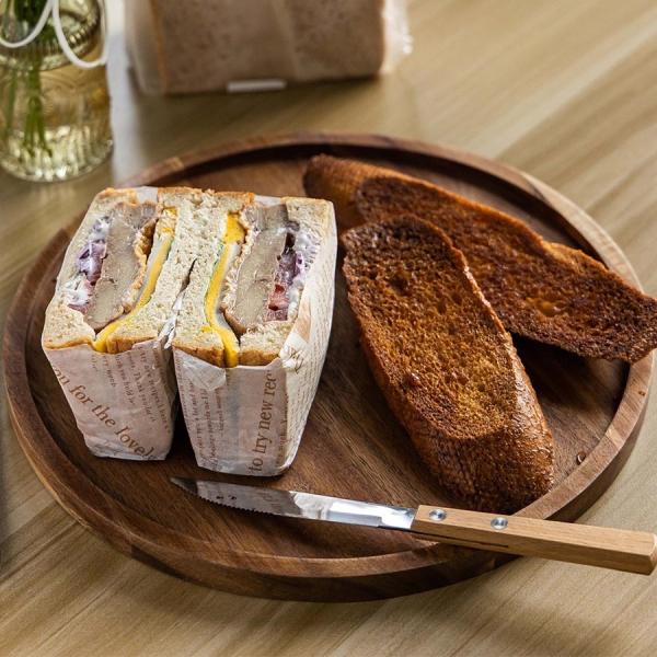 US Return refunds Wood Steak Plates on Slate Cutting Board for Baking and Serving Tray